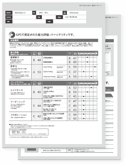 総合・面接支援レポート